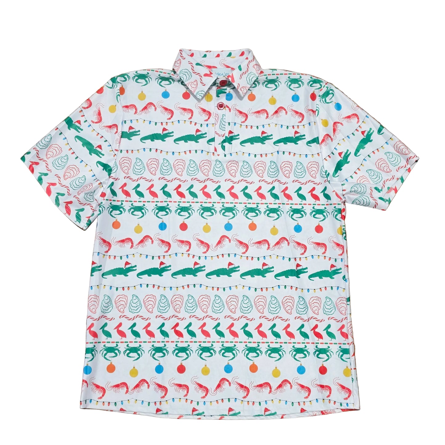Bayou Christmas Adult Polo