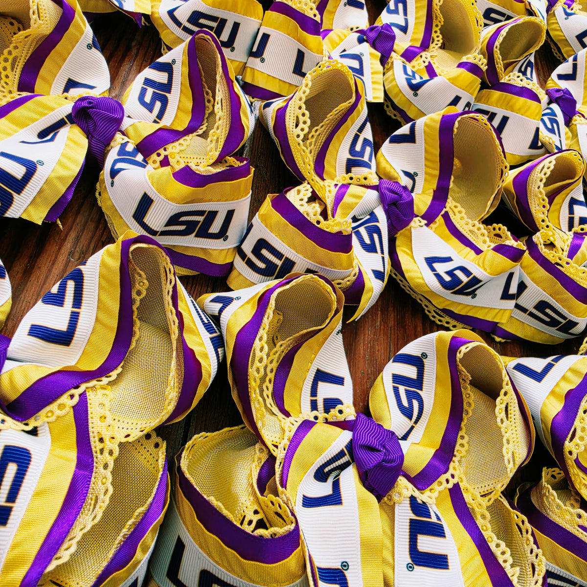 LSU hair bows officially licensed
