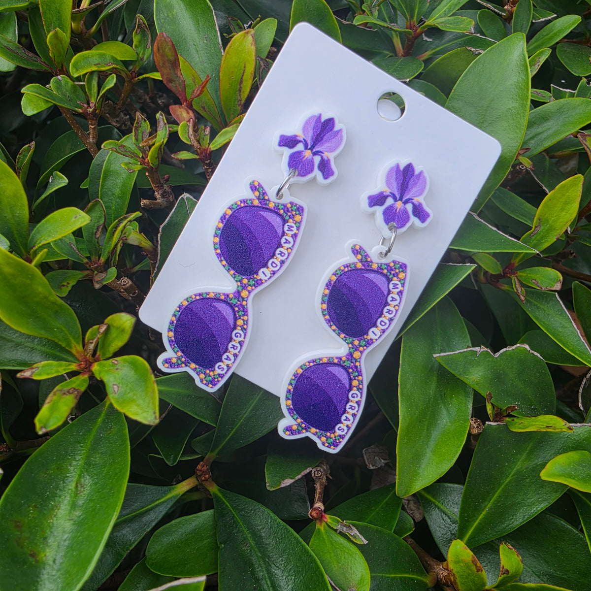 New Orleans & Mardi Gras Statement Earrings