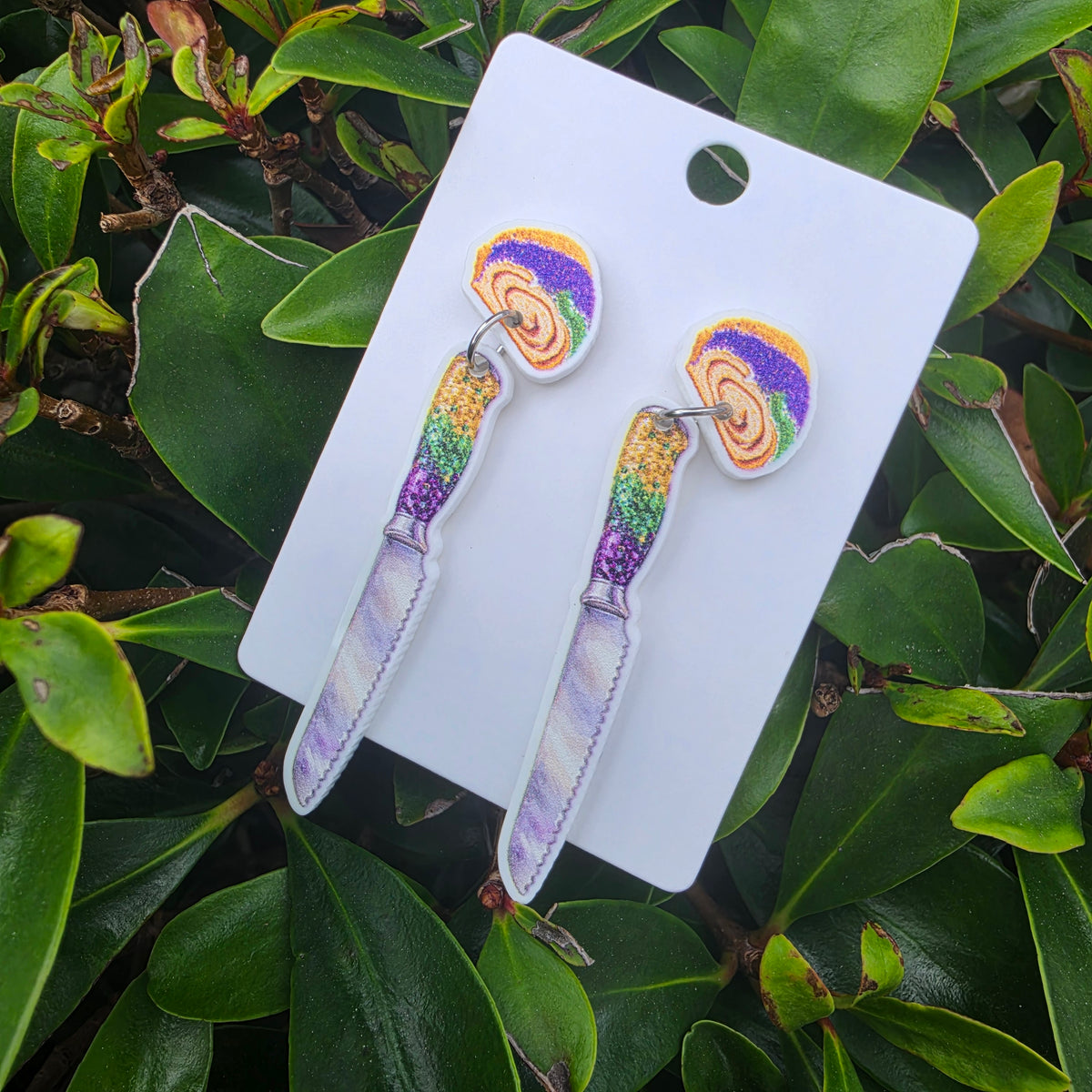 New Orleans & Mardi Gras Statement Earrings