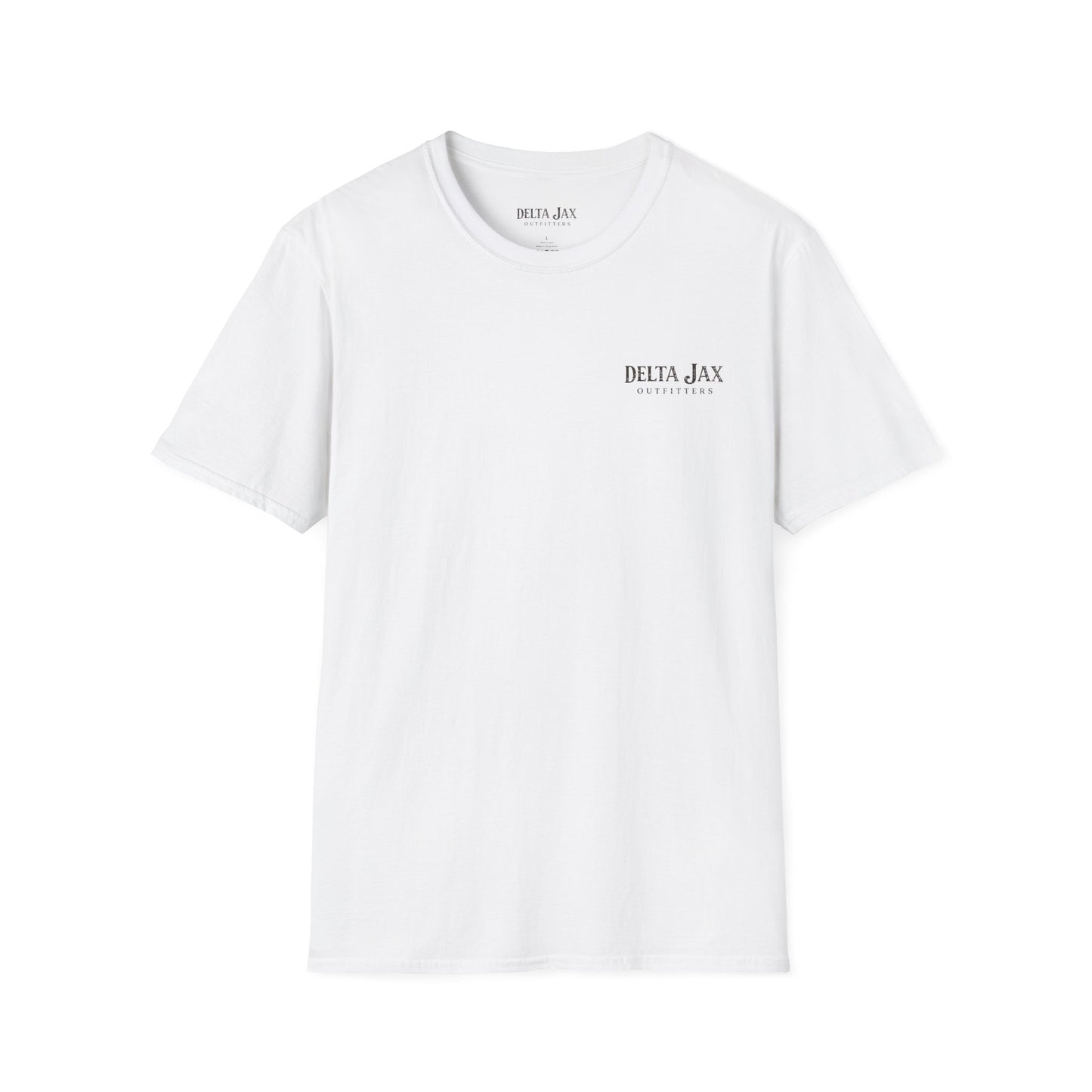 T-Shirt — Minimal 'Delta Jax Outfitters' Logo Tee | Casual Everyday Comfort