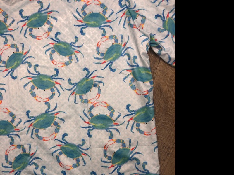 Aqua Crab Men's Polo Shirt