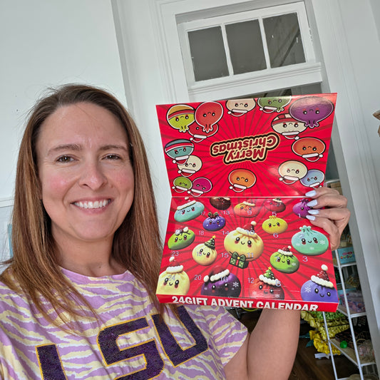 Mystery Dumpling Squishy Advent Calendar – 24 Christmas Surprises