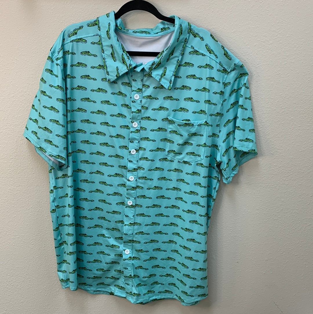 Alligator Button Down Men's Shirt