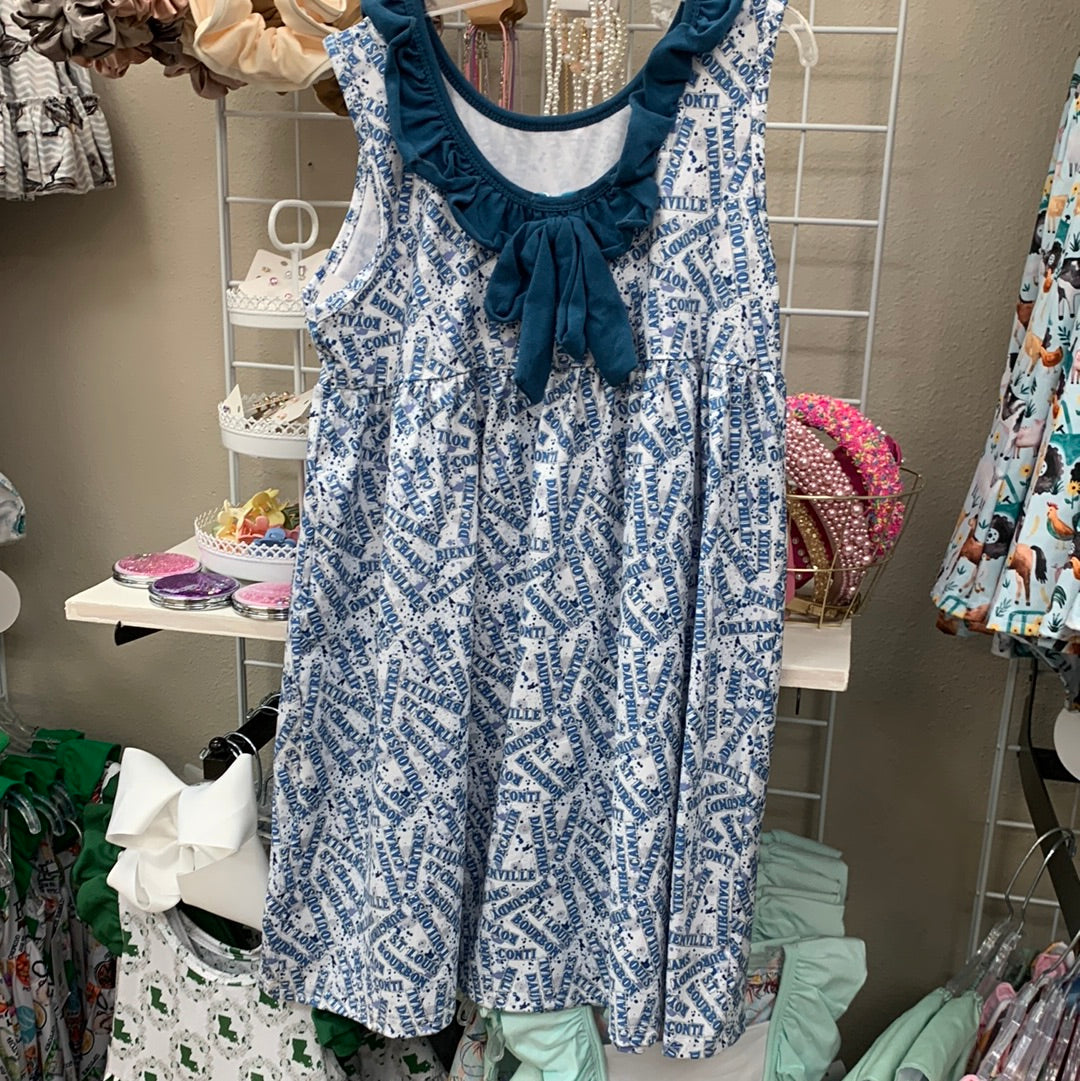 NOLA Street Tiles Girl's Dress             JJ