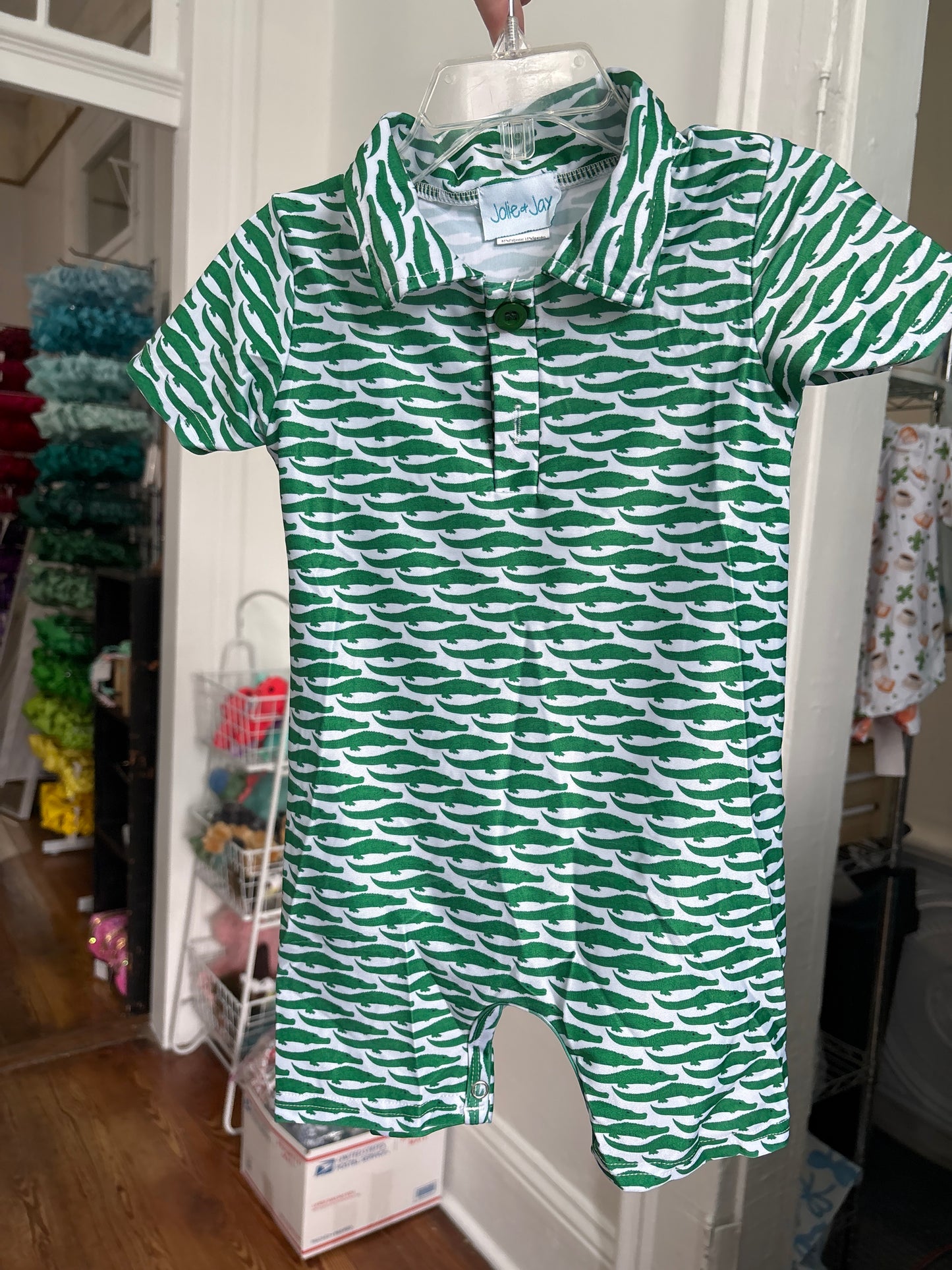 Alligator Performance Polo Romper