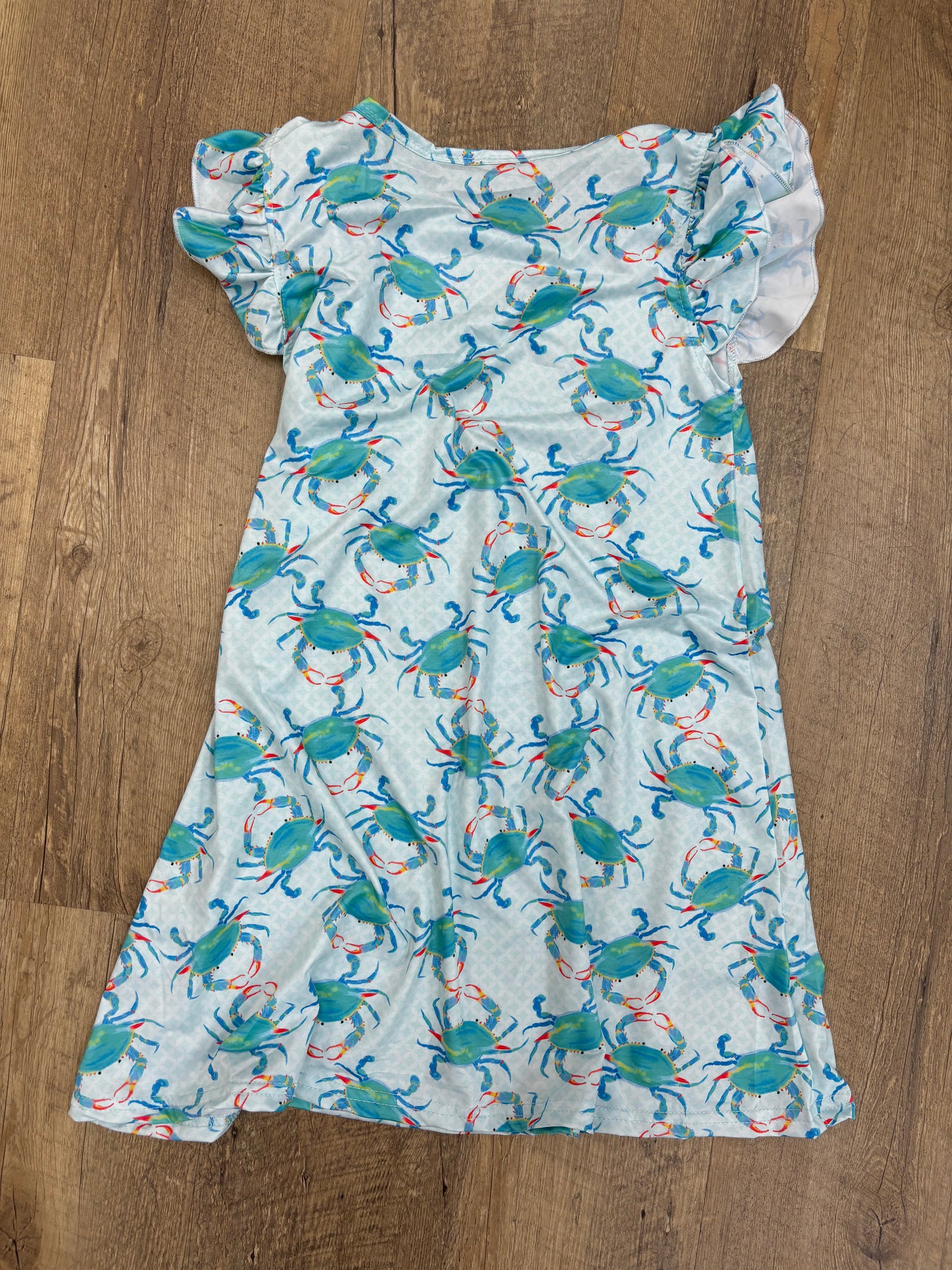 Aqua Crab Girls Dress