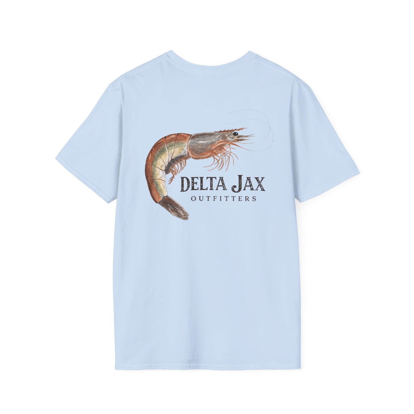 T-Shirt — Minimal 'Delta Jax Outfitters' Logo Tee | Casual Everyday Comfort