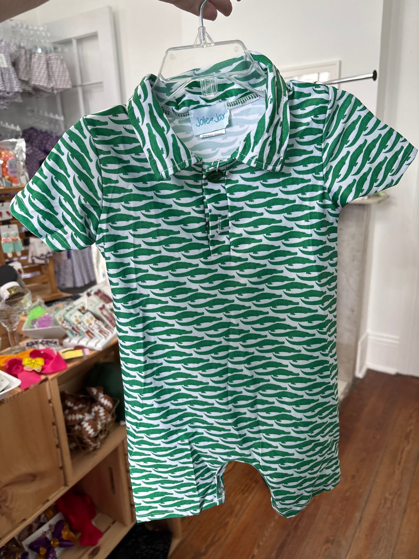 Alligator Performance Polo Romper