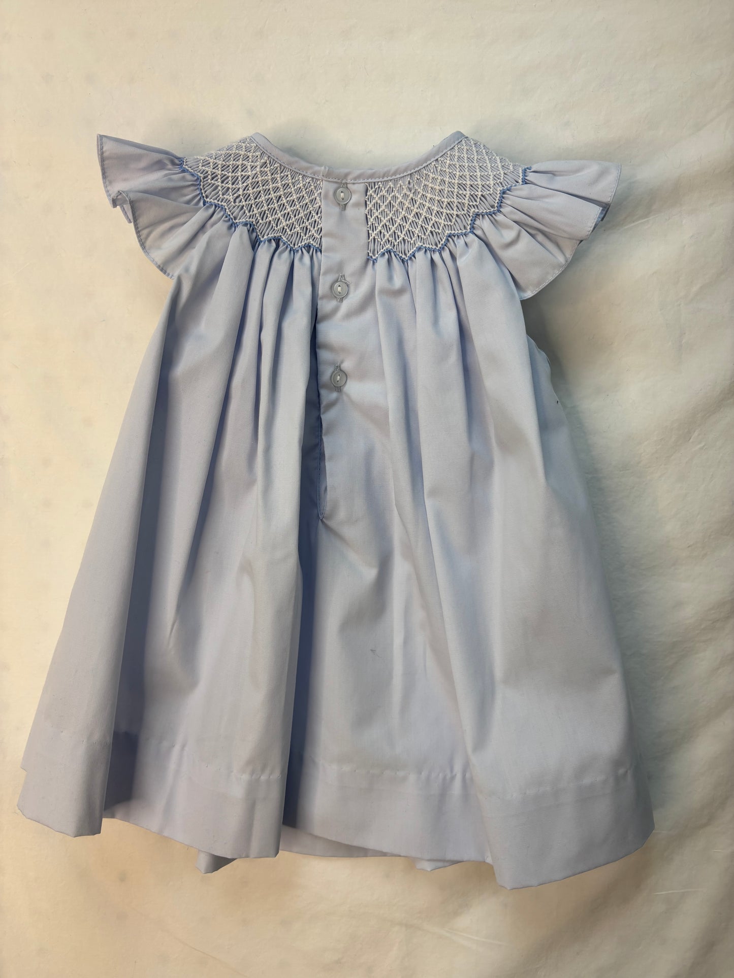 Baby Blue Smocked Dress