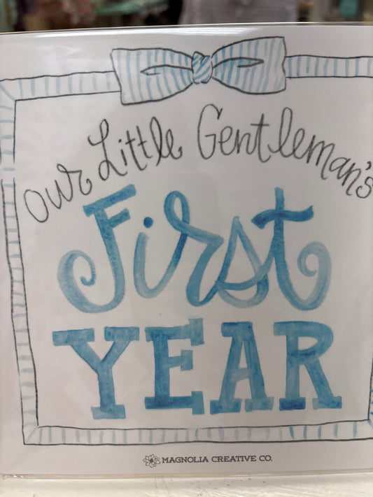 Little Gent Milestone Cards