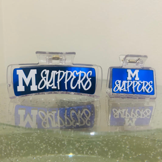 Mandeville Skippers Hair Clips