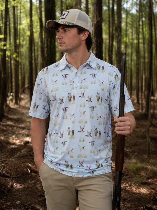 Duck & Lab Polo Adult Shirt