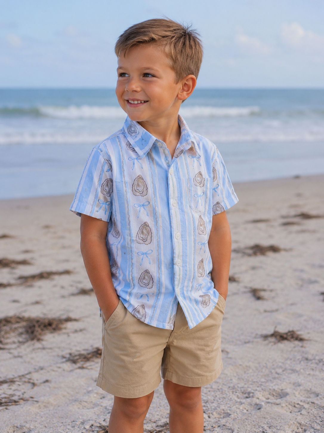 Blue Oyster Kids Polo