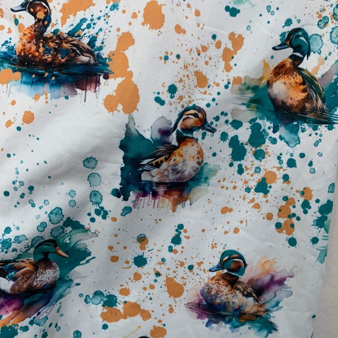 Duck Splatter Boys Button Down Shirt         JJ