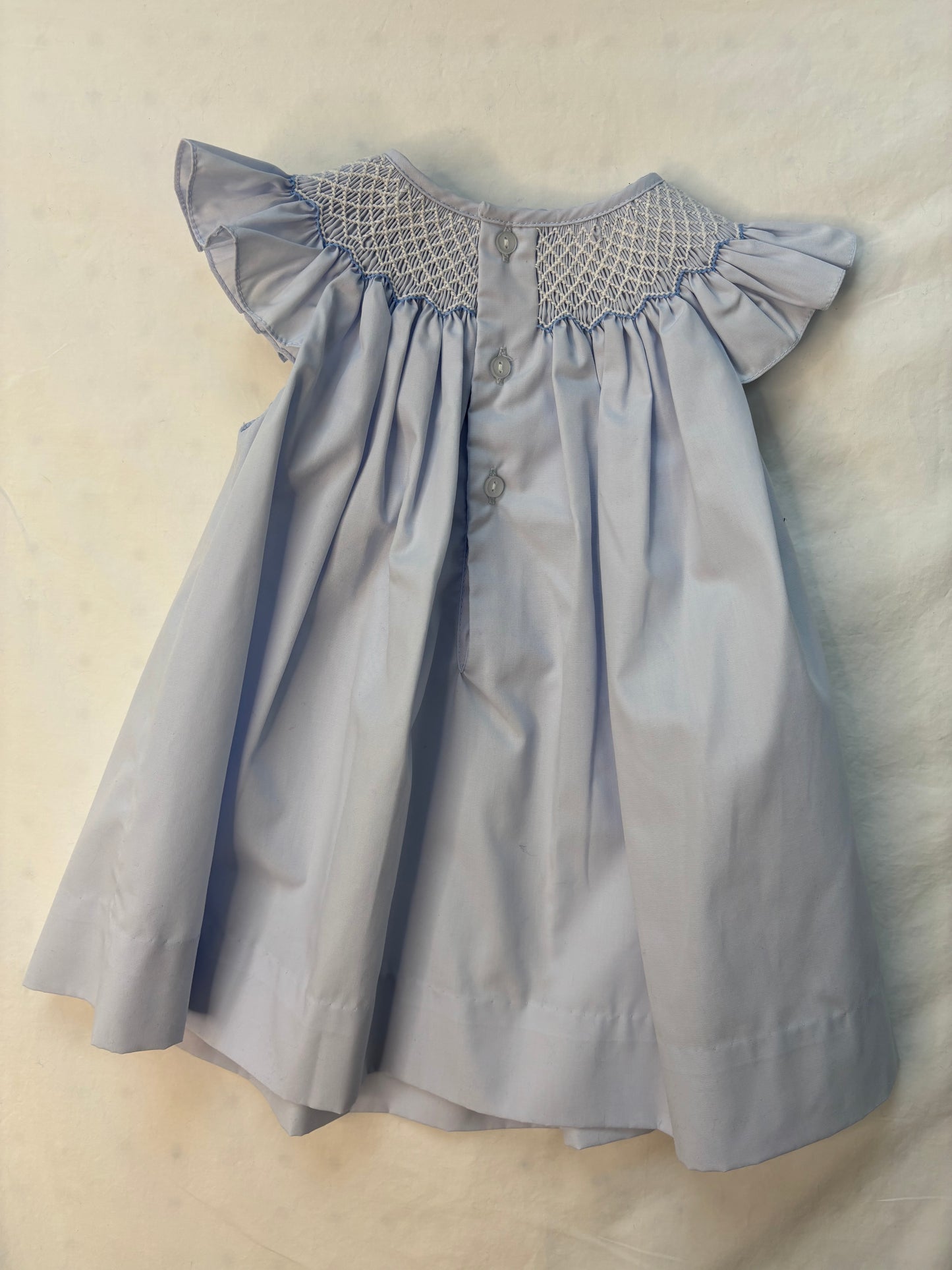 Baby Blue Smocked Dress