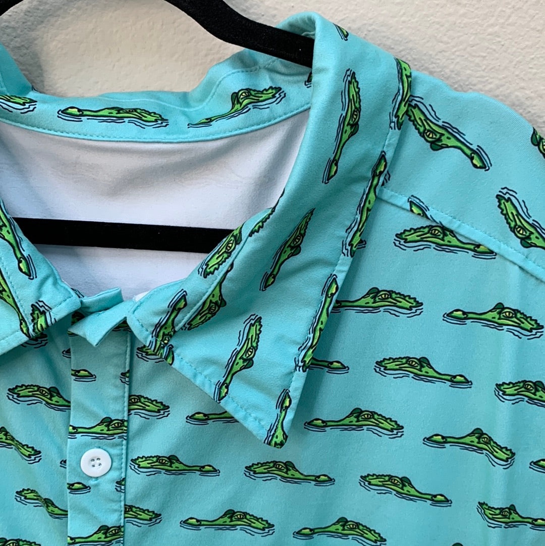 Alligator Button Down Men's Shirt