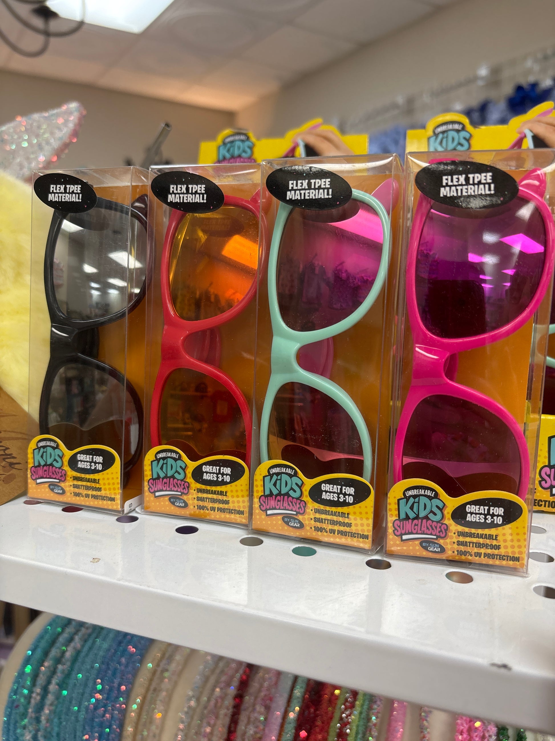 Bendable sunglasses for kids
