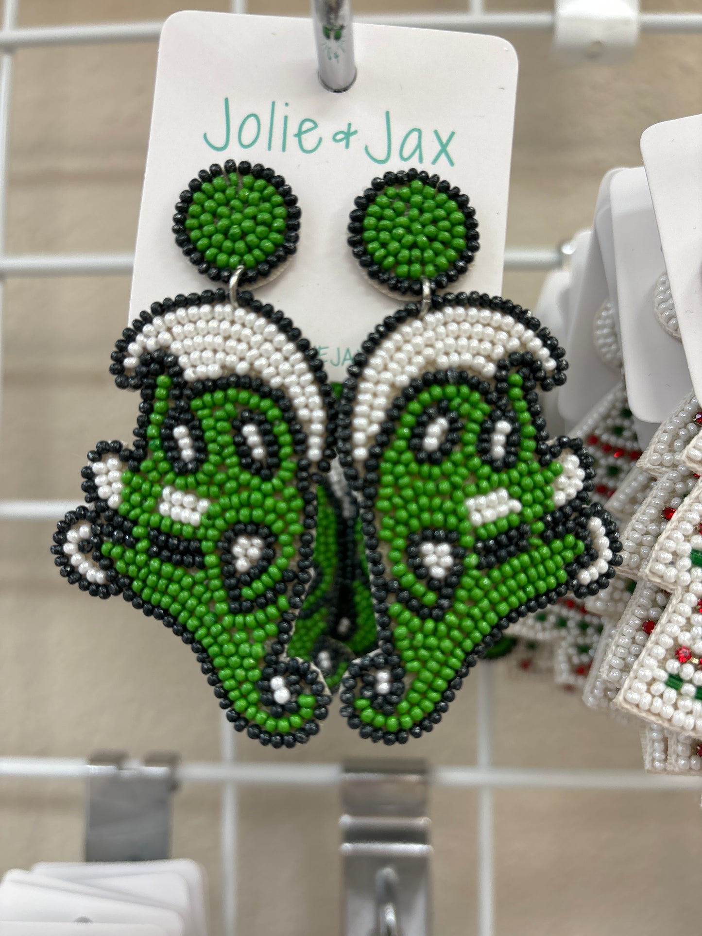 Roll Wave Beaded Earrings