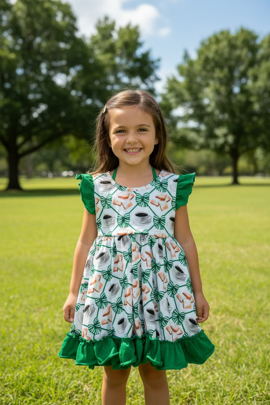 Coffee and beignets, New Orleans city Park boutique, clothing for girls and gift