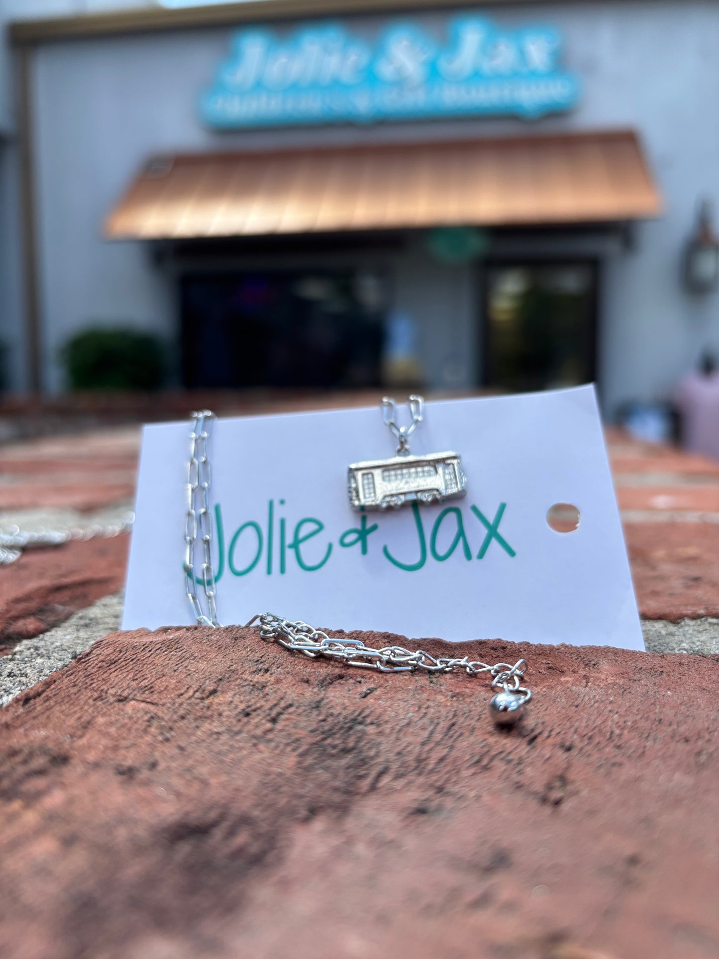 Saint Charles Avenue Streetcar necklace and pendant