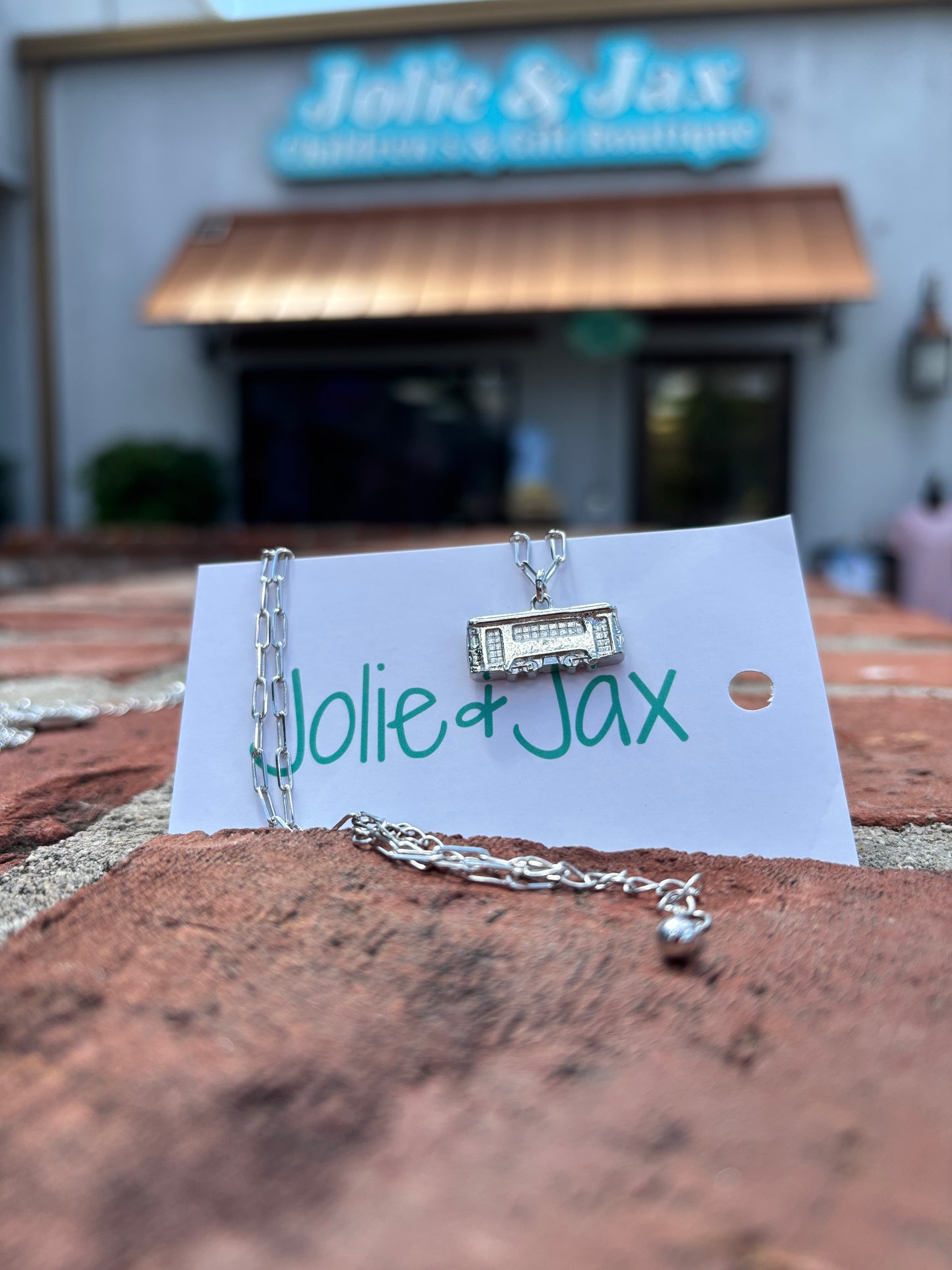 Saint Charles Avenue Streetcar necklace and pendant