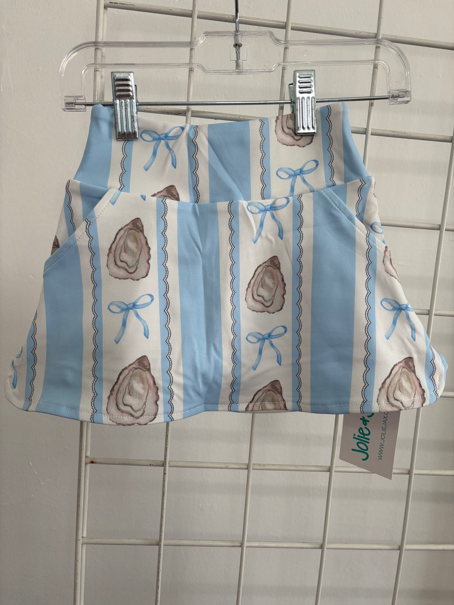 Oysters and Bows Skort with Pocket