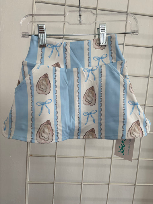 Oysters and Bows Skort with Pocket