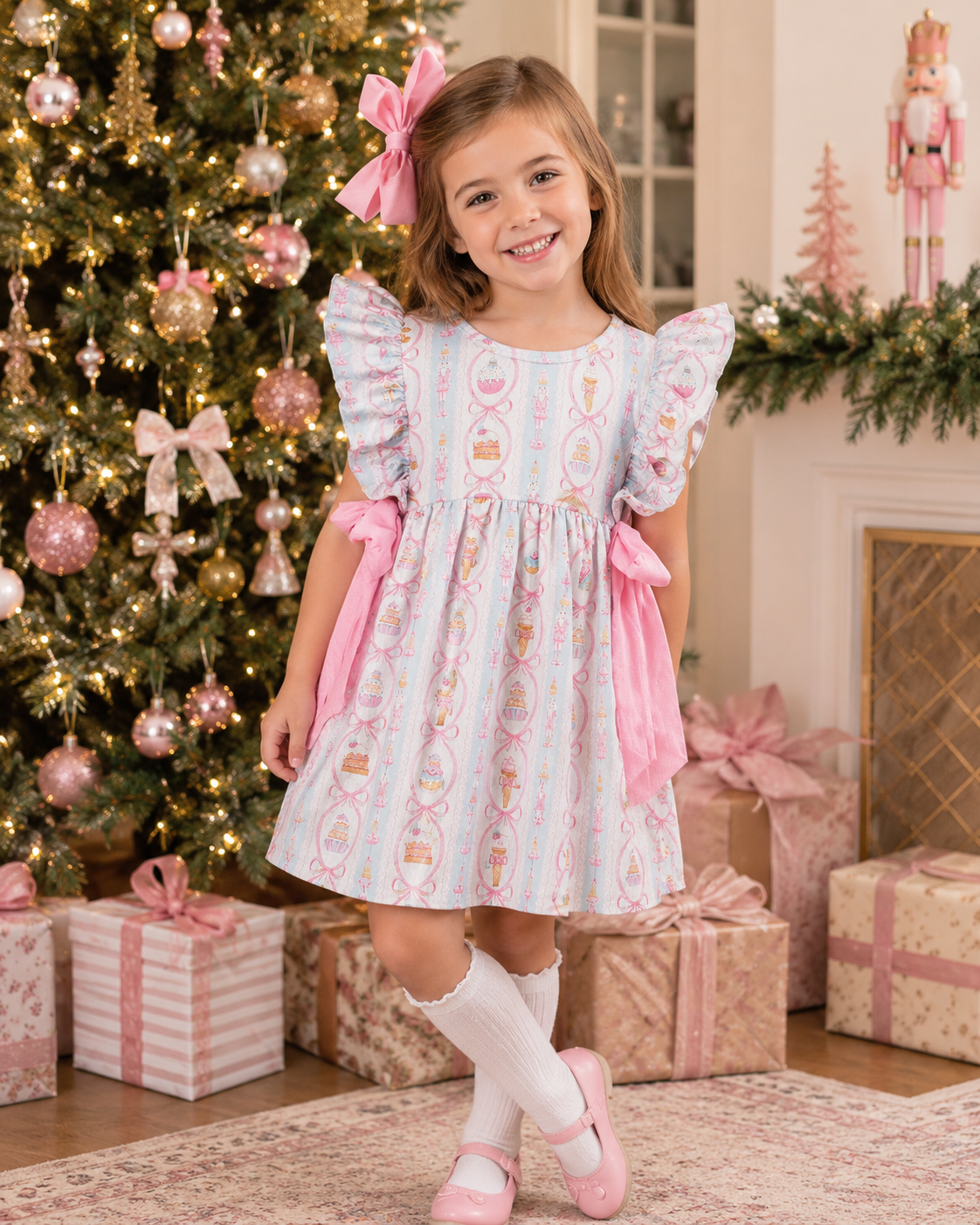 Nutcracker Grandmillennial Dress