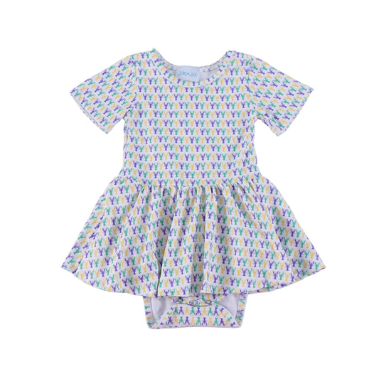 Mardi Gras crawfish Skirted Bubble