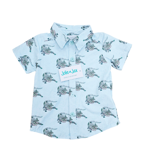 Alligator Kid's Button Down