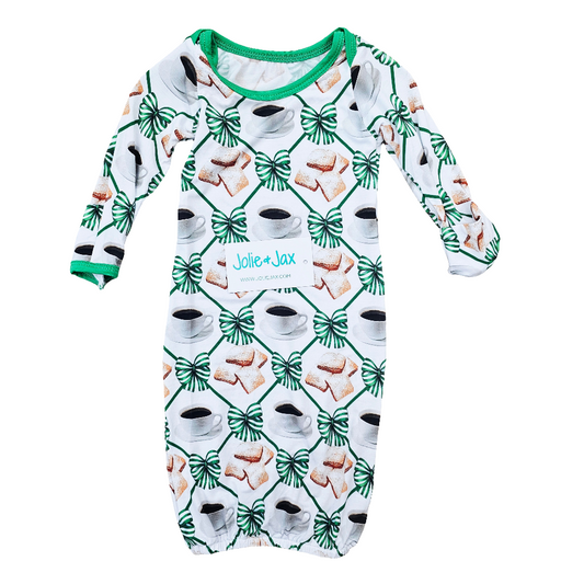 Beignet Bamboo Baby Gown