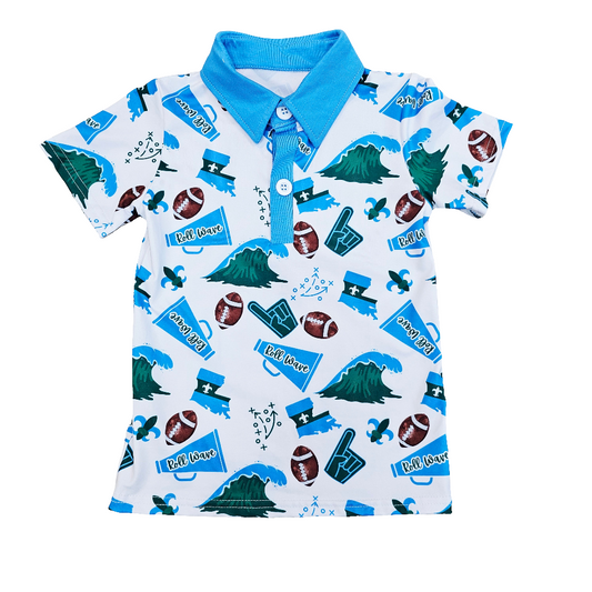 Roll Wave Boys Polo Shirt