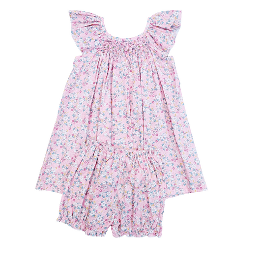Smocked Set Floral