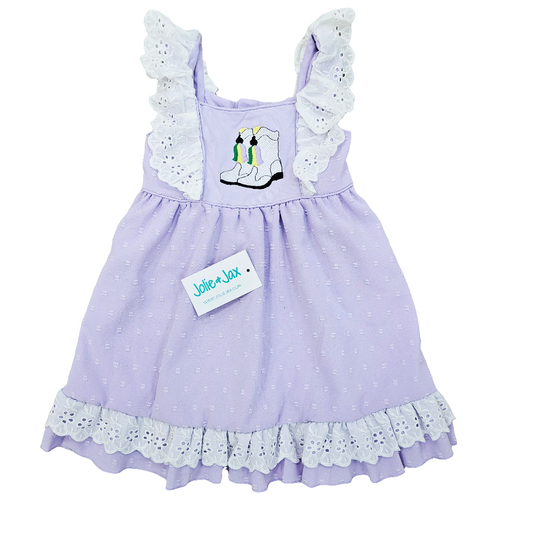 Lace Boot Girls Dress