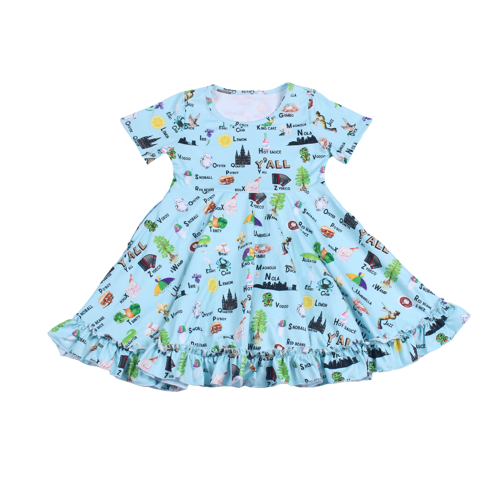 Cajun ABC's Girls Dress