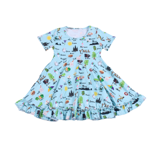 Cajun ABC's Girls Dress