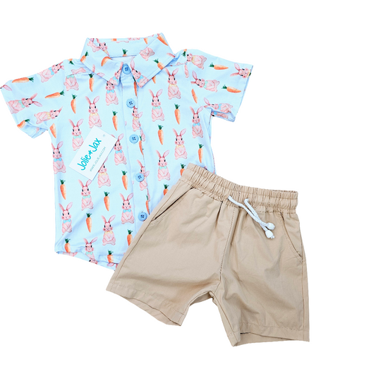 Bunny Shirt & Khaki Set