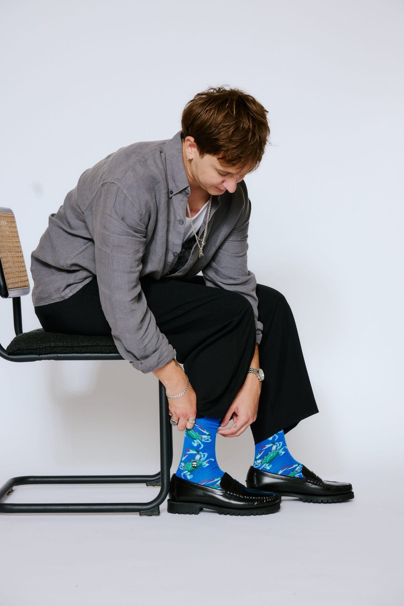 Blue Crab Socks