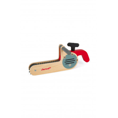 Wooden kids, chainsaw, toy