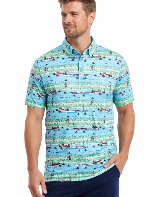 Crawfish Pond Adult Polo Shirt