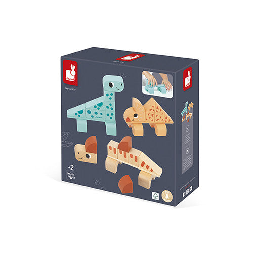 Building block childrens toy dinosaurs