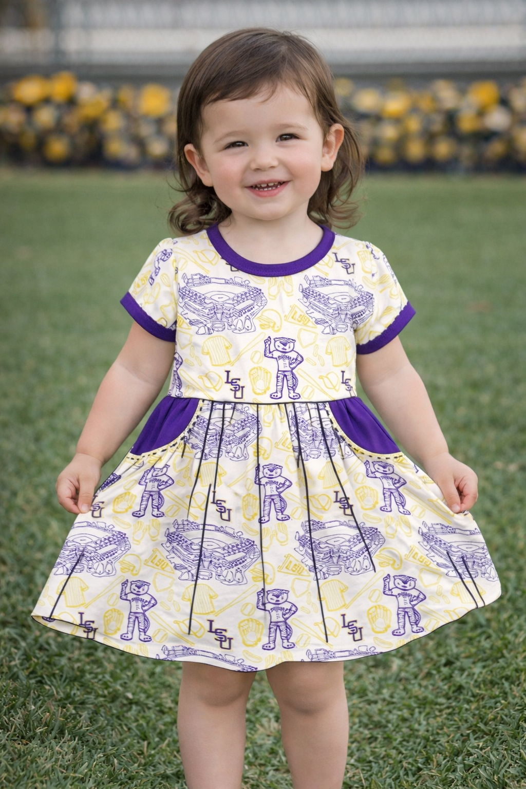 LSU dress LOUISIANA State University officially licensed baseball stadium