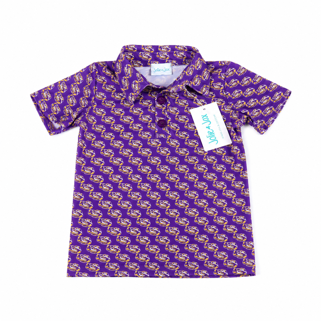 (pre-order) LSU tiger eye kids polo (Offically Licensed)