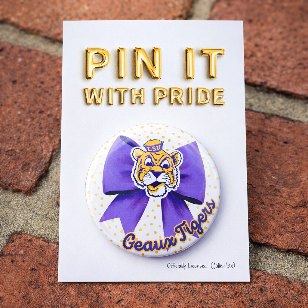 LSU Geaux Tigers Spirit Pin