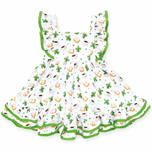 Beignet Ruffle Dress