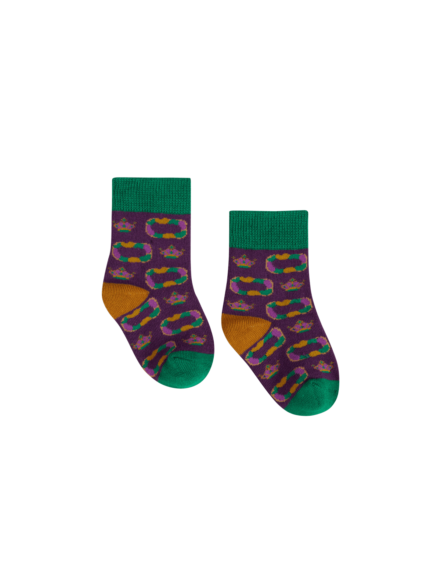King Cake Kids Socks