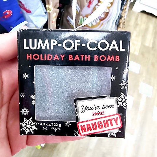 Lump of Coal Holiday Bath Bomb