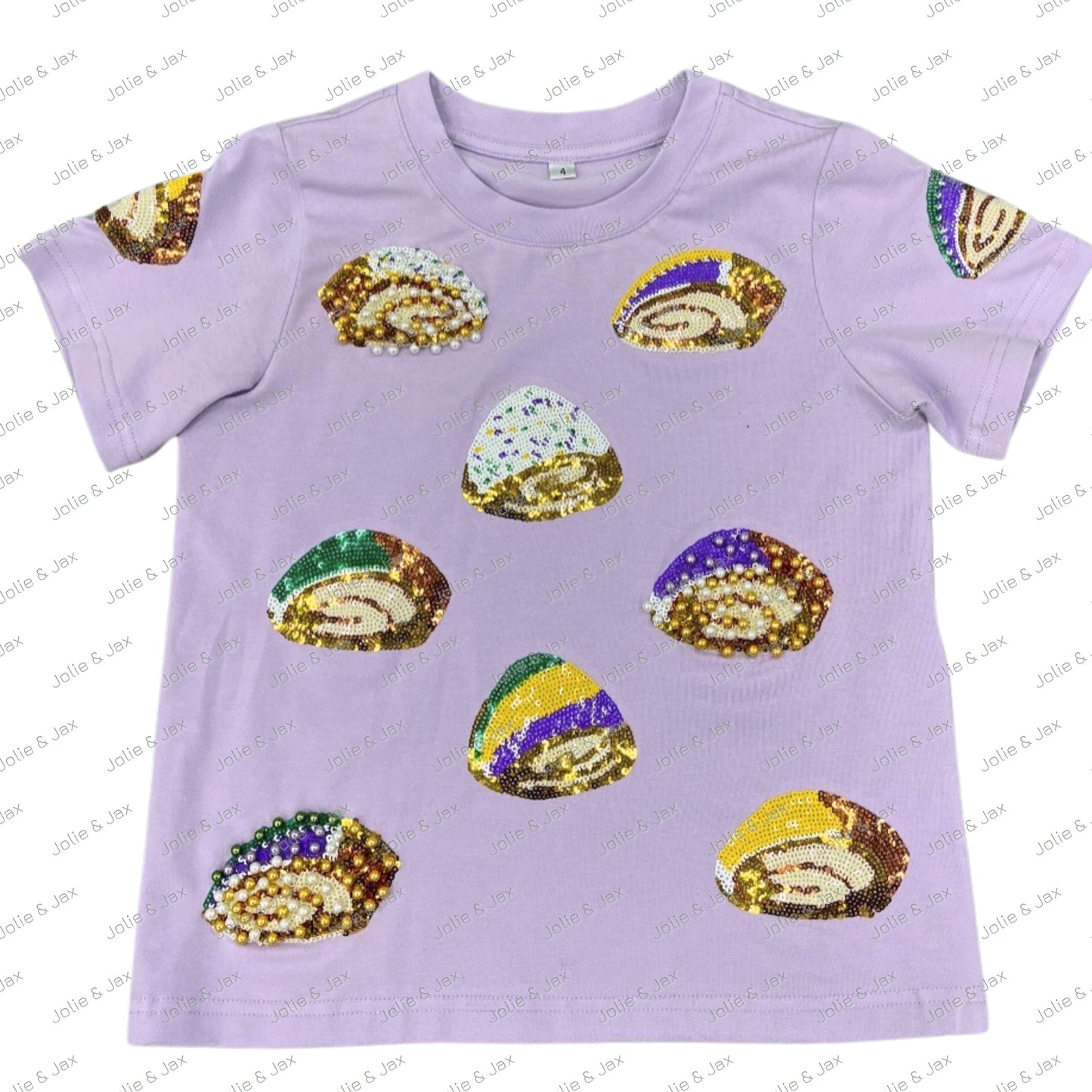 Sequin King Cake Kid's Shirt