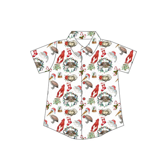 Cajun Noel Button Down kids